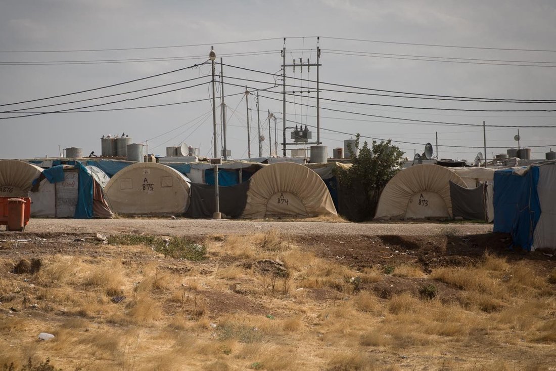 Fra en flykningleir i Irak