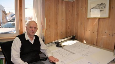 Norsk arkitekt tegnet det nye Dina-bygget gratis: -Dette er min helpetjeneste! Norsk arkitekt tegnet det nye Dina-bygget gratis: -Dette er min helpetjeneste!